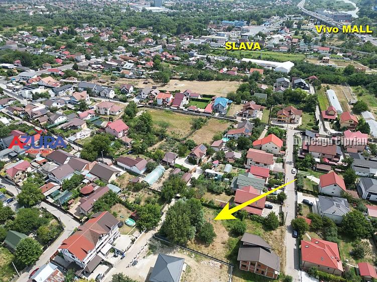 Teren intravilan 913 mp, zona Cristal – Pitesti | Deschidere 26m
