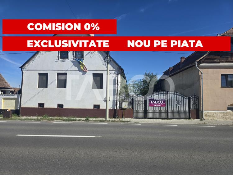 Comision 0-Casa de vanzare 7 camere 2 bai 3312 mp teren Sura Mica