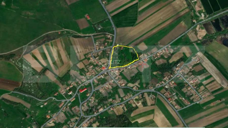 Cabana cu teren intravilan 18.449 mp – Paingeni | 7,5 €/mp | Vedere panoramică