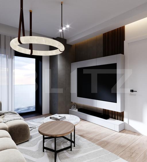 Apartament 2 camere, 54.10 mp, zona Frumoasa