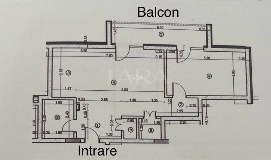 Apartament 2 camere – Baciu, zona Primăriei