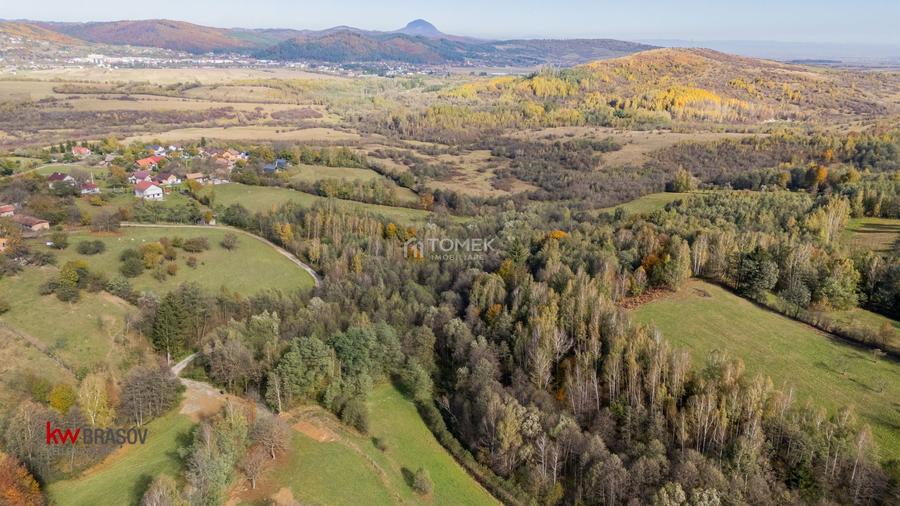 Teren intravilan în Zărnești, zona Tohanita, cu pădurice și parau curg