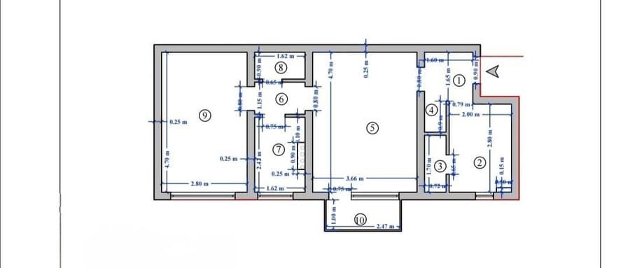 Podu Ros- Apartament 2 camere