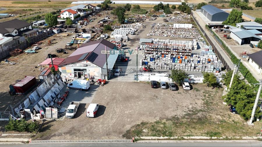 Depozit materiale de constructii/Teren 16400 mp/Tecuci