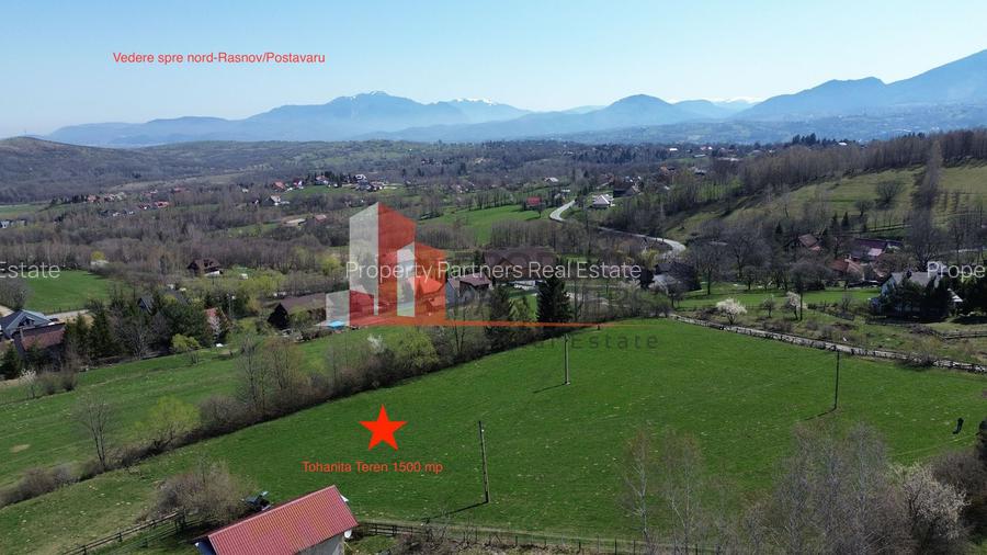 Teren Bran Tohanita | Intravilan 1.379 mp | Vedere Panoramică|