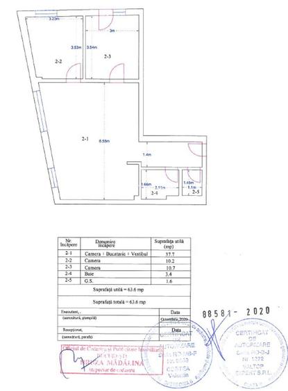 3 camere Semidecomandat | 2 bai | Parcare | Mobilat Utilat | Terasa