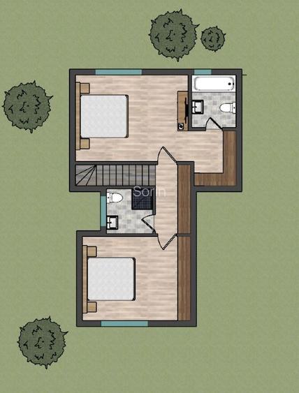 apartament penthouse in Pipera - 5 camere si terasa - 8