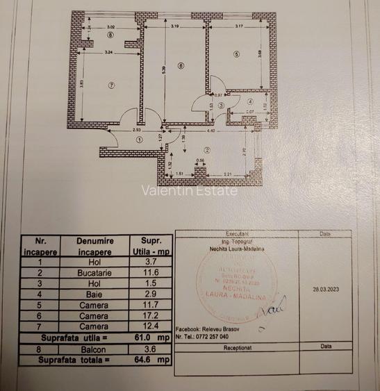 Apartament 3 camere renovat, zona Gemenii | 0% Comision - 13