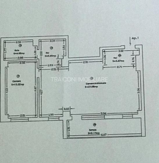 Parter, 2 camere, ansamblul residential Toronto, Calea Torontalului - 14