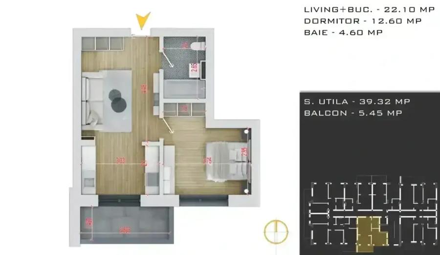 APARTAMENT 2 CAMERE STUDIO THEODOR PALLADY METROU NICOLAE TECLU