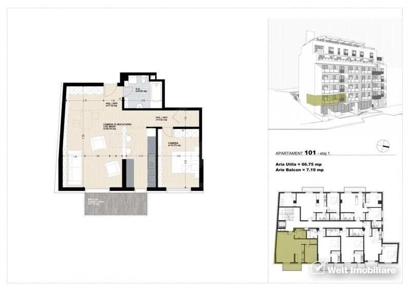 Apartamente premium cu 2 camere, preturi promotionale, zona Calea Dorobantilor!