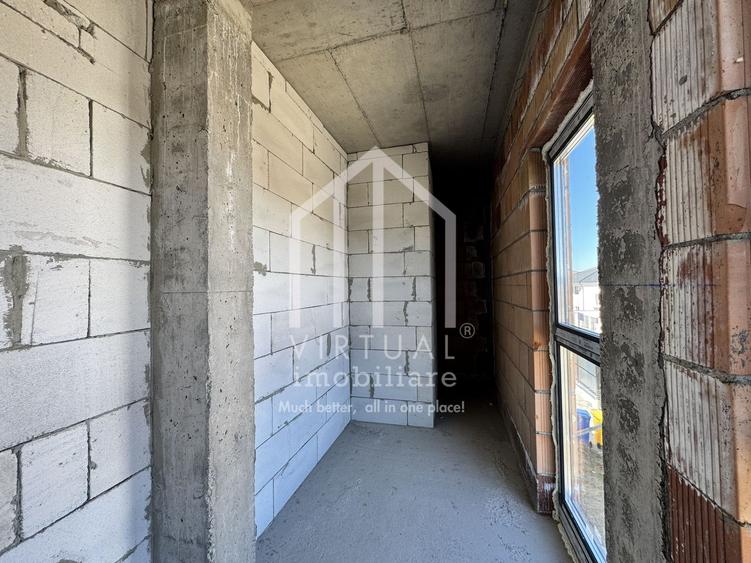 Casa individuala cu 4 camere, 130mp utili+terasa (19mp), teren 360mp
