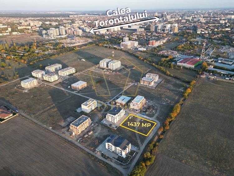 COM 0% Teren de bloc cu 22 de apartamente si utilitati | Torontalului