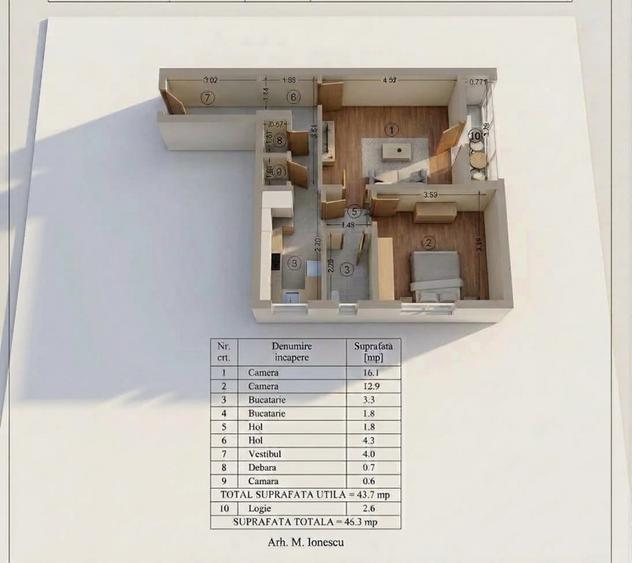 Apartament 2 camere Drumul Taberei, renovat integral, lângă metrou