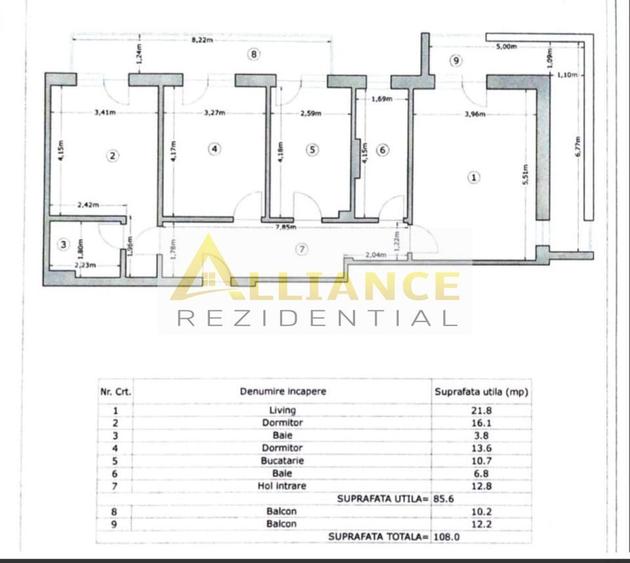 Apartament 3 camere Premium | 108 mp | loc de parcare