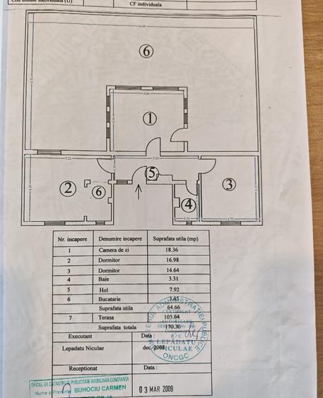 Apartament 3 camere + terasă 105 mp | Bulevardul Mamaia – Delfinariu