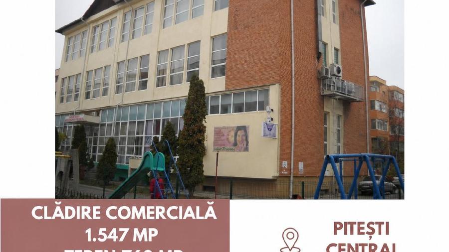 Clădire comercială Pitești - CENTRAL 1.547 mp + Teren 760 mp