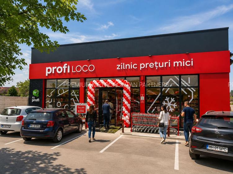 Investiție | Spațiu comercial închiriat către PROFI 15 ani