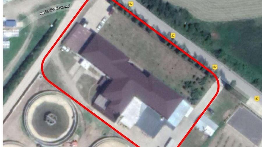 Constructii + Teren 4.591 mp, sat Pantazi, com.Valea Calugareasca