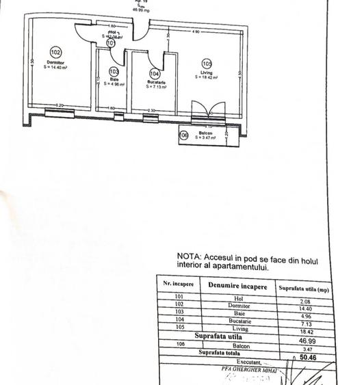 Apartament 4 camere pe 2 niveluri Calea Urseni 2 locuri de parcare 0% comision