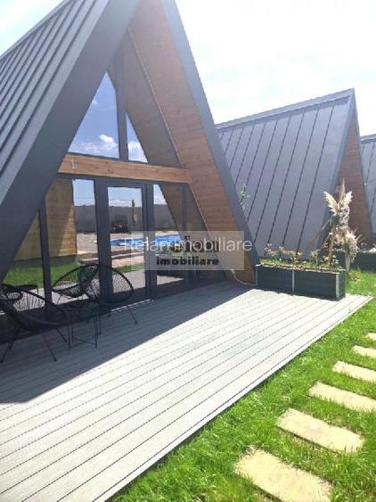 Gruiu, Complex Turistic De Vânzare, 4 Cabane A-frame, Piscină, Spatiu - 8