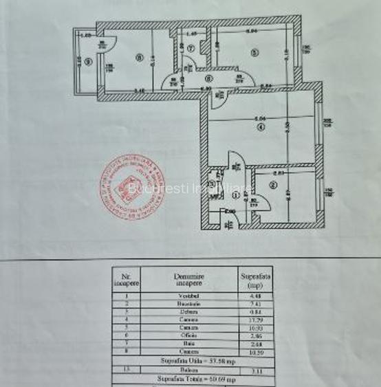 Apartament 3 Camere,Colentina,Obor,Metrou,Stradal,Liber - 15