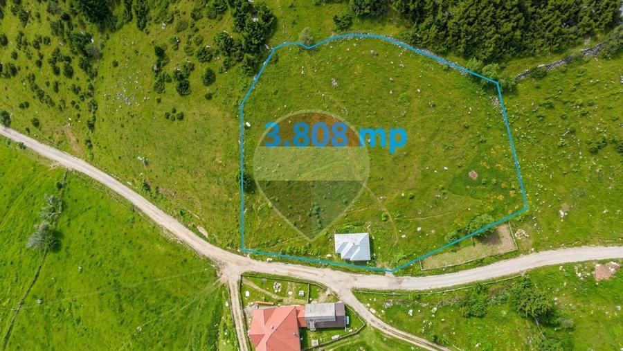 Teren 3808mp+Casă Fundata, Brașov - Cheile Grădiștei - Drum asfaltat
