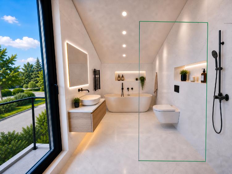 Direct proprietar vand casa pasiva in complex Bavaria Park, Balotesti, ILFOV