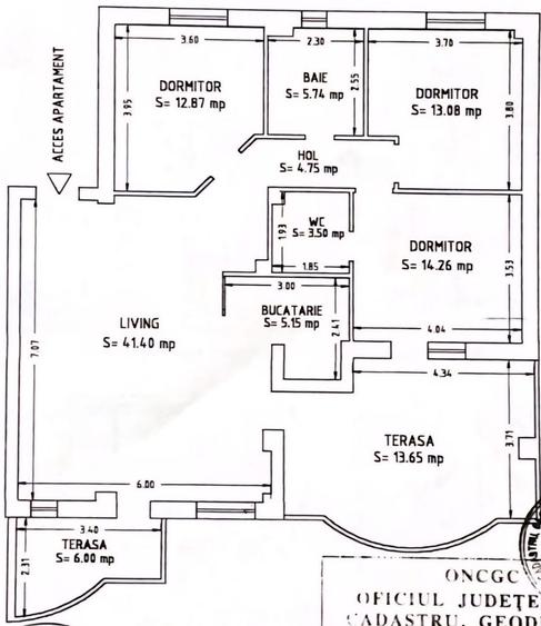 Apartament 4 camere, 101.21 mp, pe plaja Coral Beach – Navodari