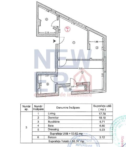 Ap. 2 camere + birou, parcare privata - Otopeni - 10