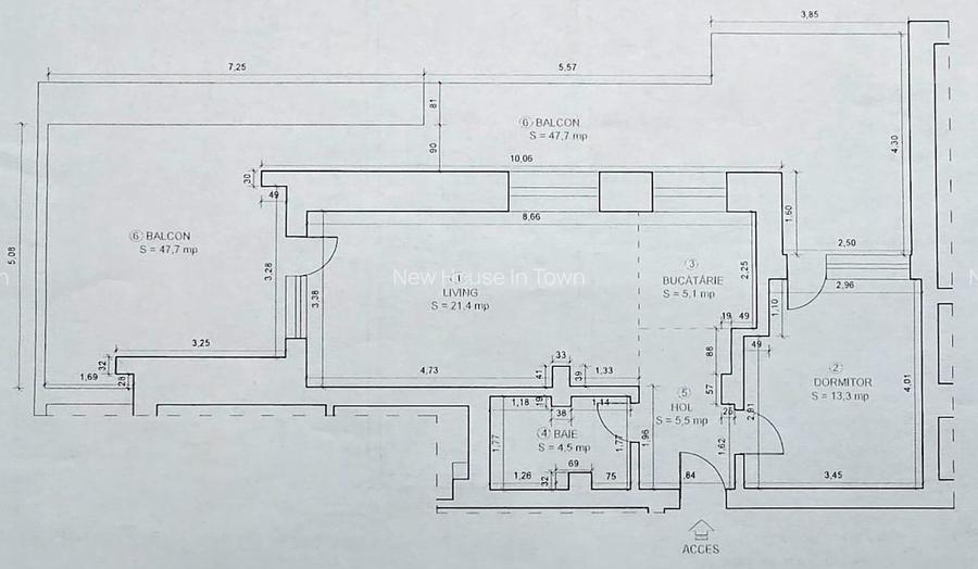 Apartament 2 camere tip penthouse Rasnov | Terasa 50 mp - 1