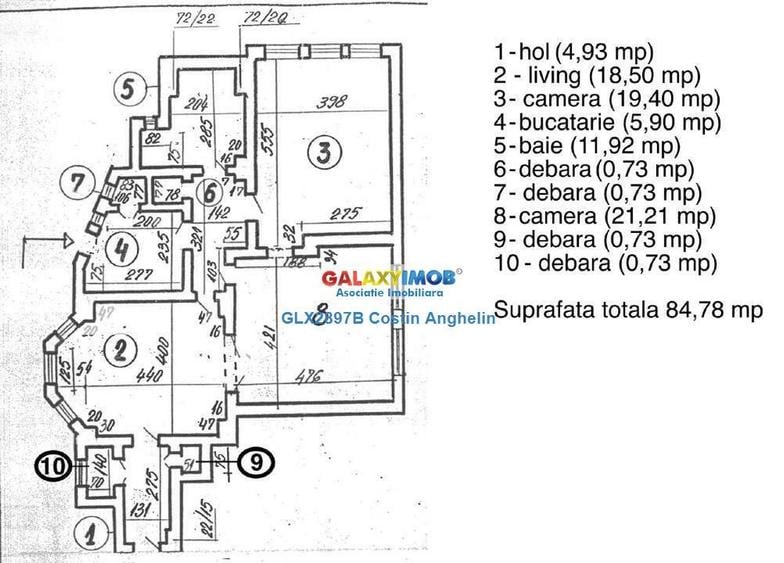 Spatiu Birou 3 Camere - Piata Romana Dacia