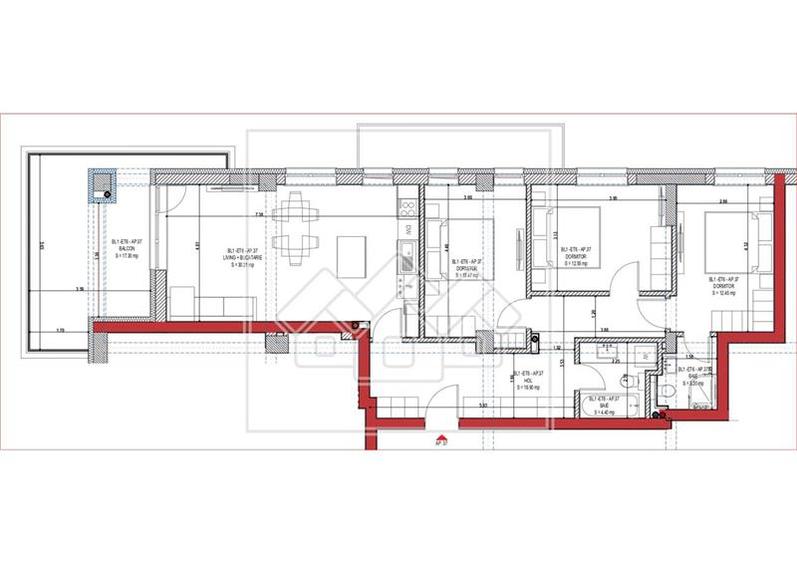 Apartament de vanzare in Sibiu - 4 camere - ansamblu nou, bl cu lift