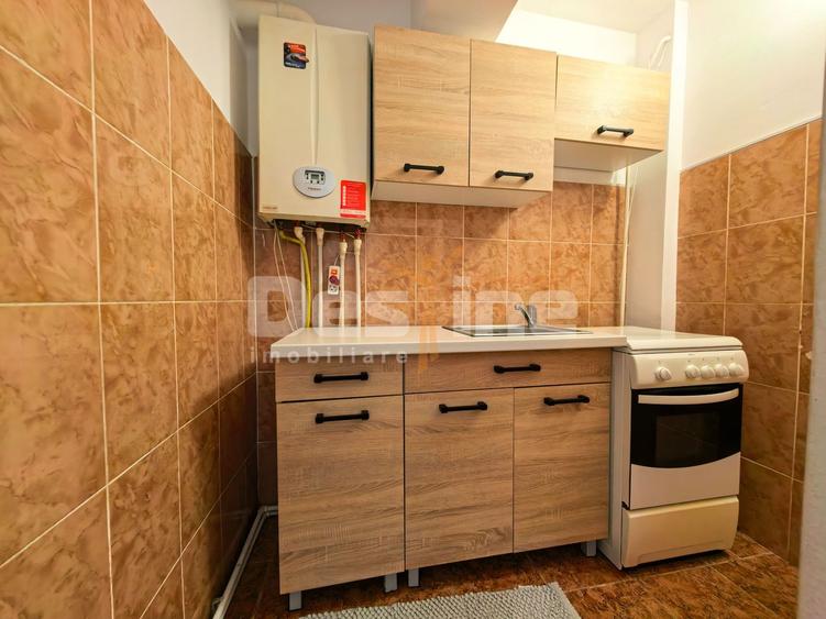 Garsonieră renovată mobilată 23 mp balcon CT parter mutare rapidă