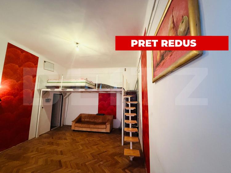 Garsonieră spațioasă, tip duplex, în centrul istoric al Brașovului