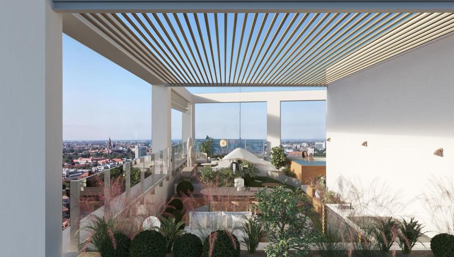 ISHO Etajul 20, cel mai spectaculos Penthouse al Timisoarei cu terasa de 270 mp