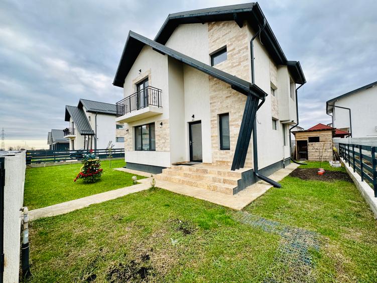 Casă de vânzare individuală - 4 camere | Berceni | 350 mp | Asfalt - La cheie