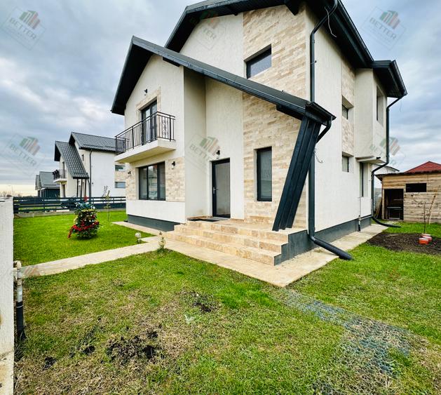 Casa modernă 4 camere de vânzare în Berceni, Ilfov – gata de mutare, Asfalt