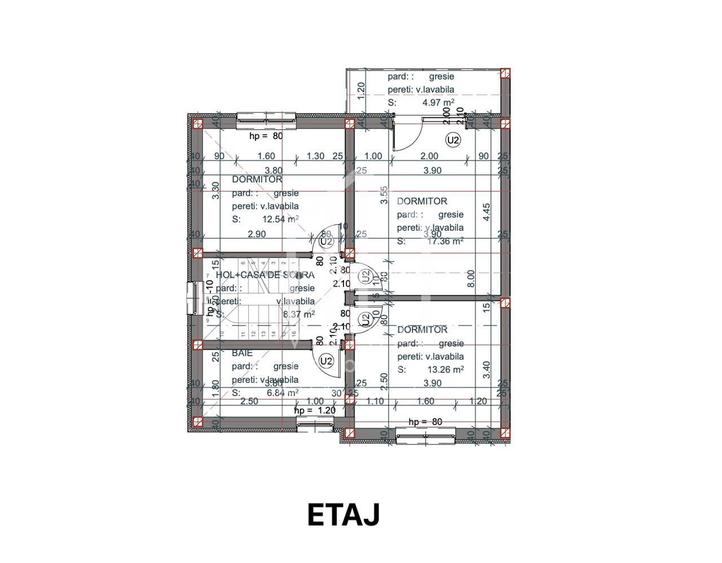 Casa de vanzare in Sibiu, 4 camere, 110mp, curte 180mp, zona Selimbar - 2