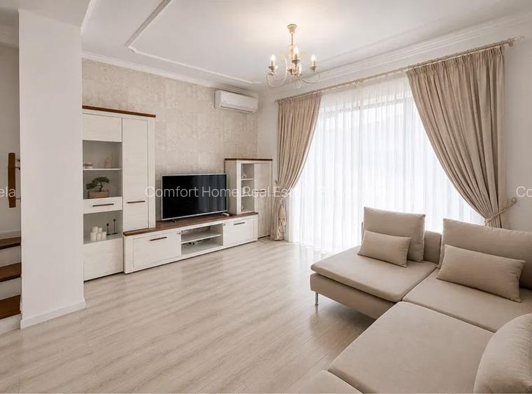 Pipera Inchiriez Vila 4 cam modern mobilata utilata 2 locuri Parcare curte propr - 2