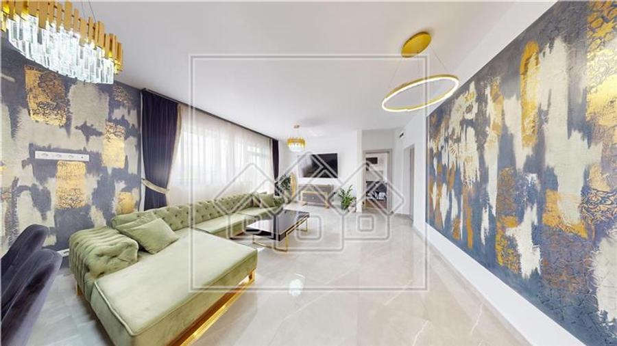 Penthouse superb cu 3 camere, 100 mp utili, terasa panoramica 110 mp
