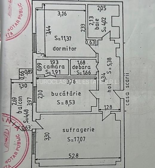 Apartament 2 camere decomandat - Tomis II - 125.000 euro(Cod E6) - 8