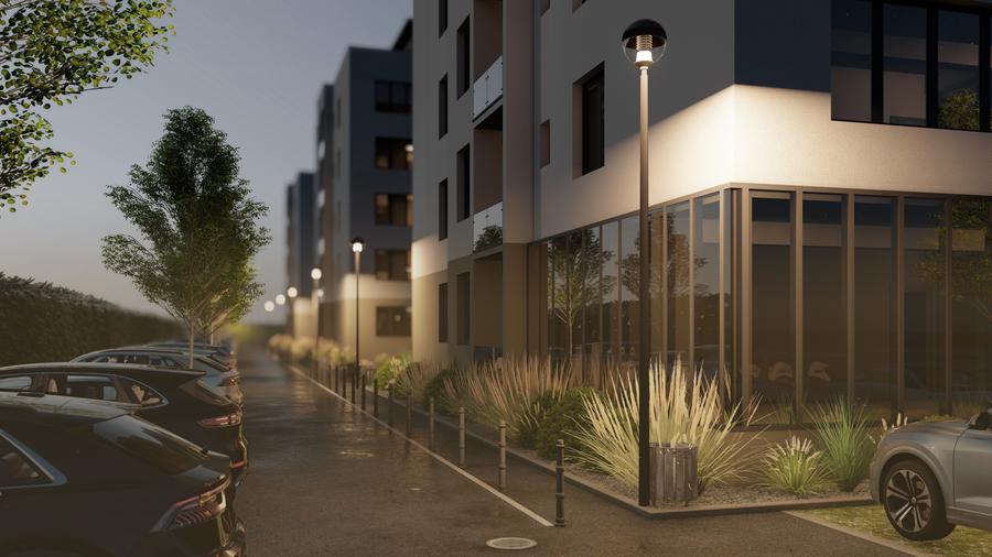 Penthouse modern cu 4 camere si terasa de 77 mp de vanzare
