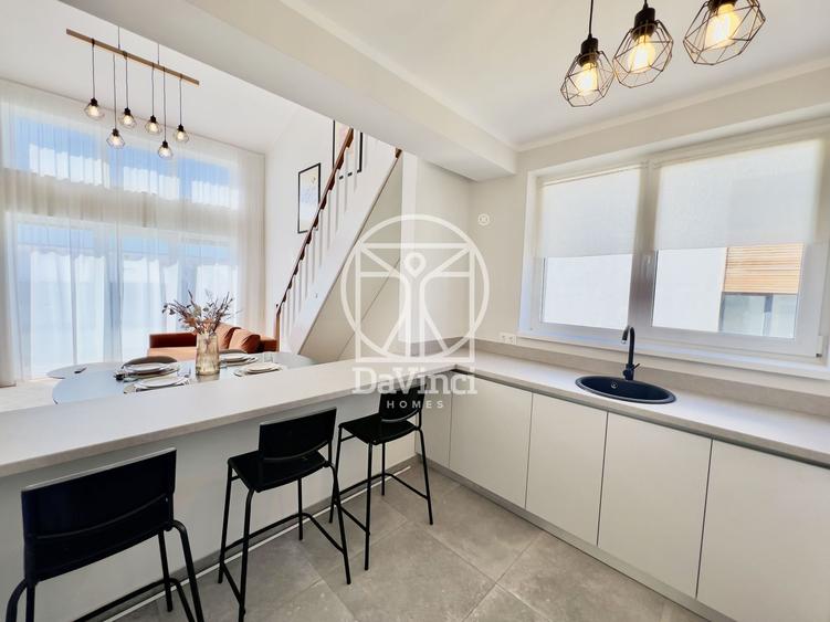 Penthouse 4 camere - mobilat si utilat - intabulat, aer conditionat