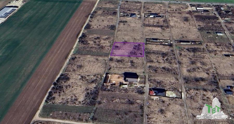 Vanzare teren intravilan construibil in Branesti, Ilfov - 2040 mp, ideal reziden