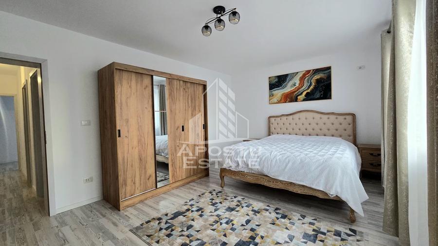 Duplex mobilat de vanzare, 3 camere si 2 bai, Mosnita Veche