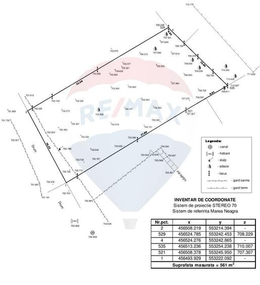Teren intravilan 561 mp – Săcele, zona Turcheș (str. Morii)