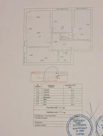 Apartament 3 camere decomandat mutare rapida.