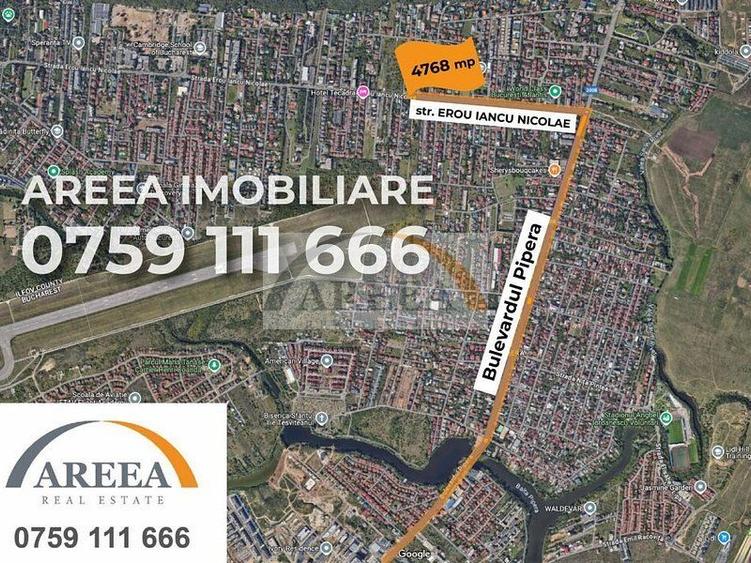 Teren 4768 mp cu deschidere la Erou Iancu Nicolae