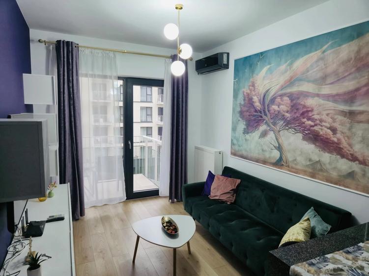 SILK DISTRICT - BLOC NOU - INTABULAT 2024 - 2 CAMERE - ETAJ INTERMEDIAR - MOBILAT SI UTILAT - LOC DE PARCARE INCLUS
